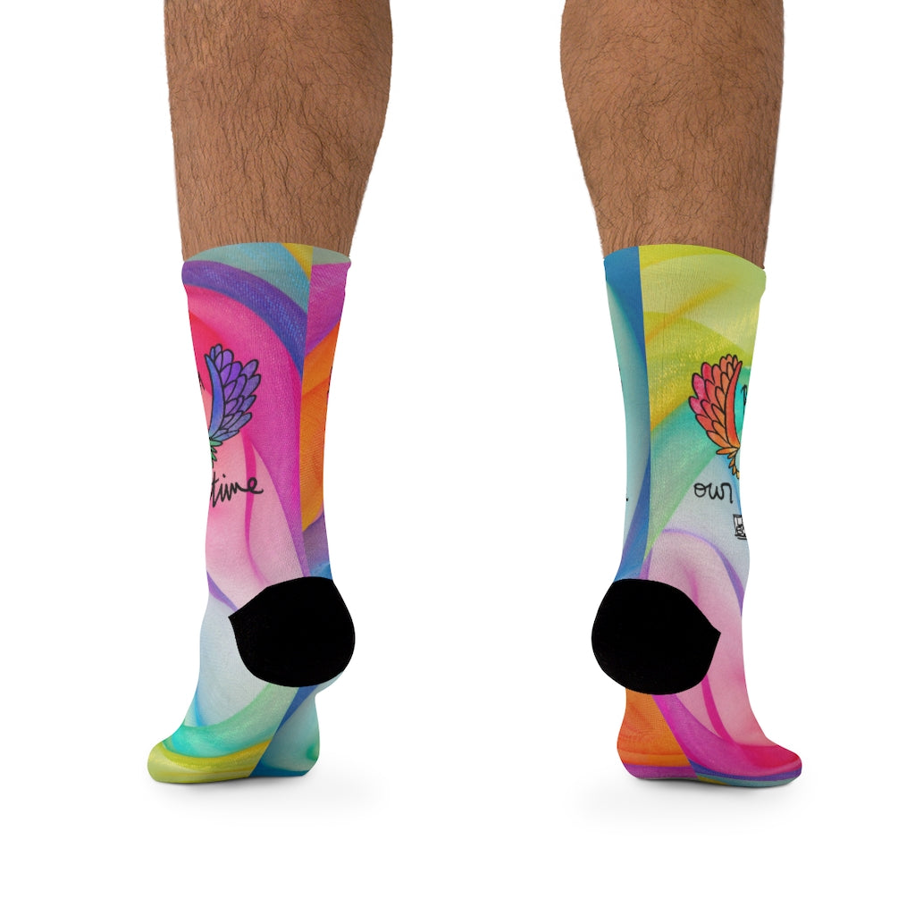 Peace in Our Time - Rainbow Collection - Lebo Tribe Socks